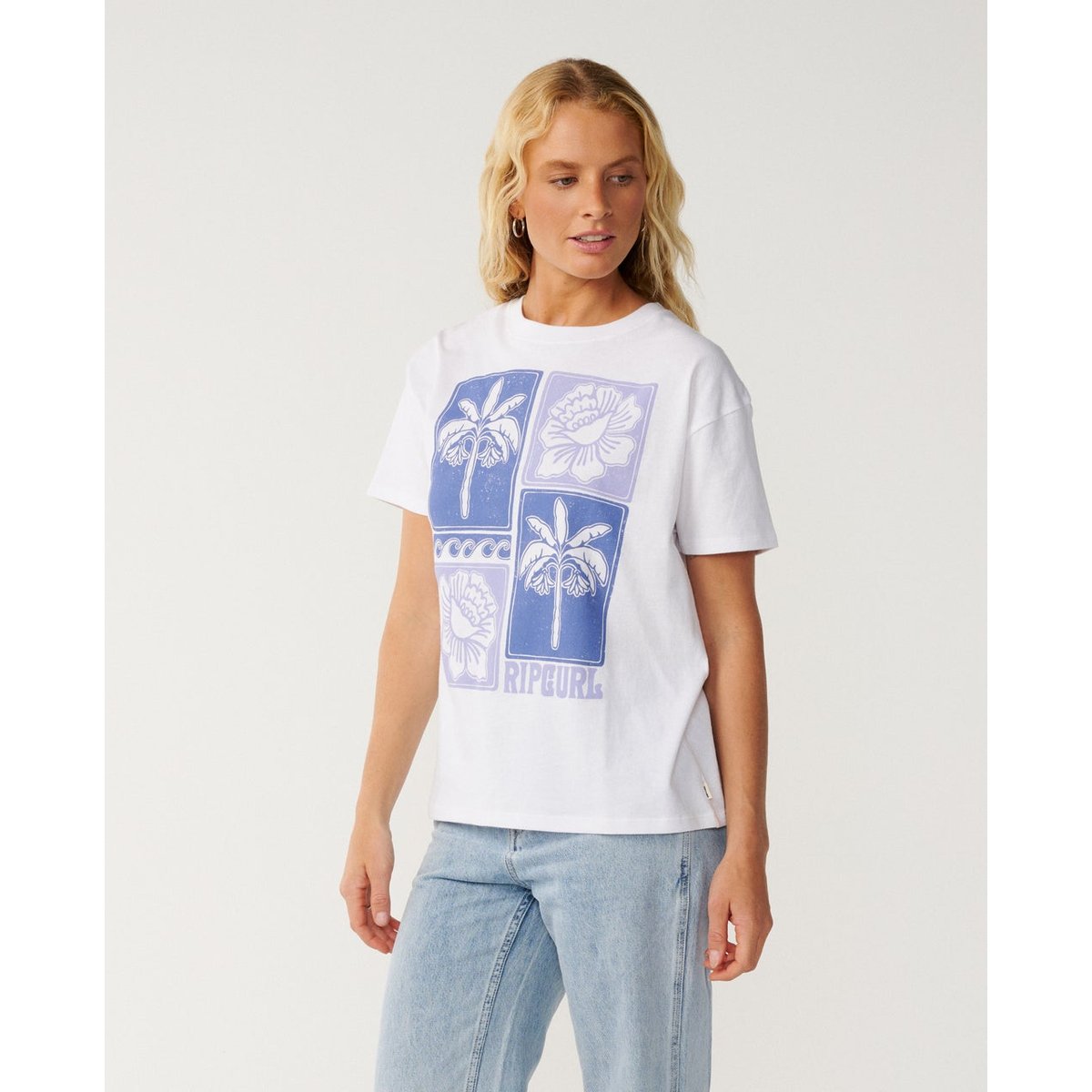 T-shirt relax Bossa NOVA white, RIP CURL