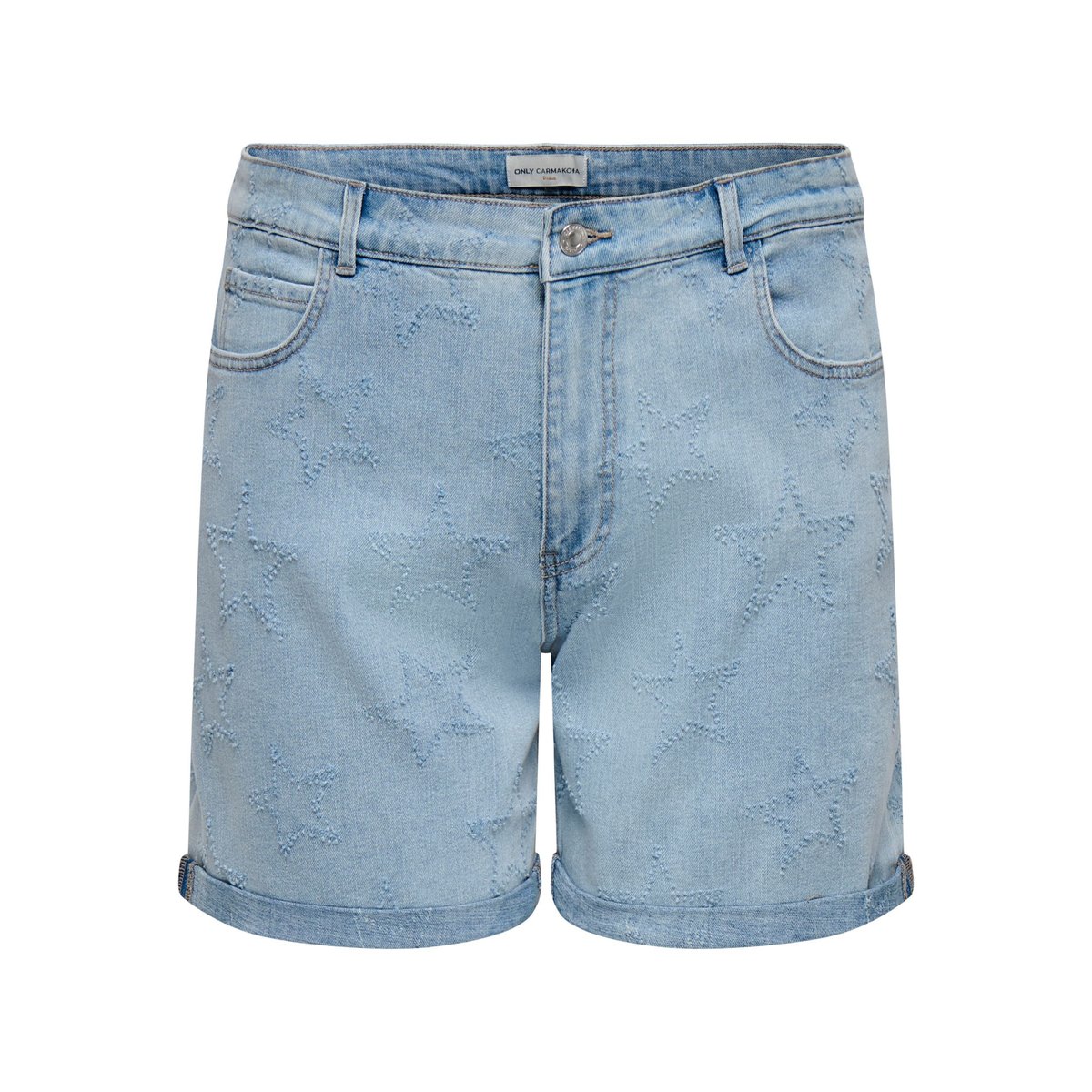 Short En Denim light blue denim, ONLY CARMAKOMA