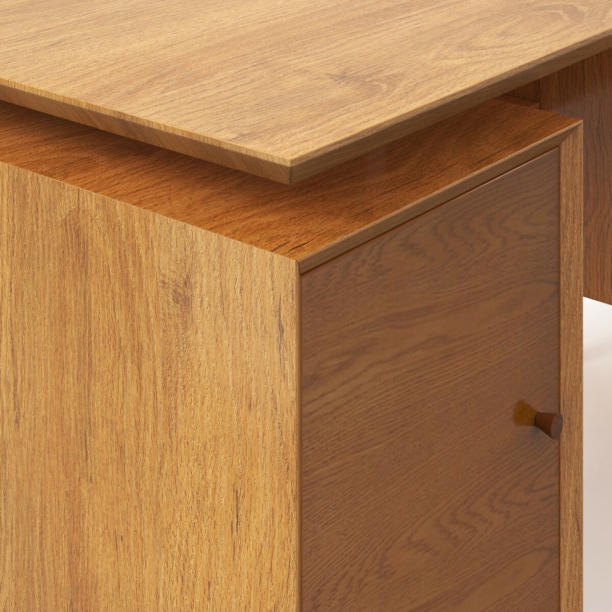 Bureau vintage double caisson, Quilda chêne, LA REDOUTE INTERIEURS