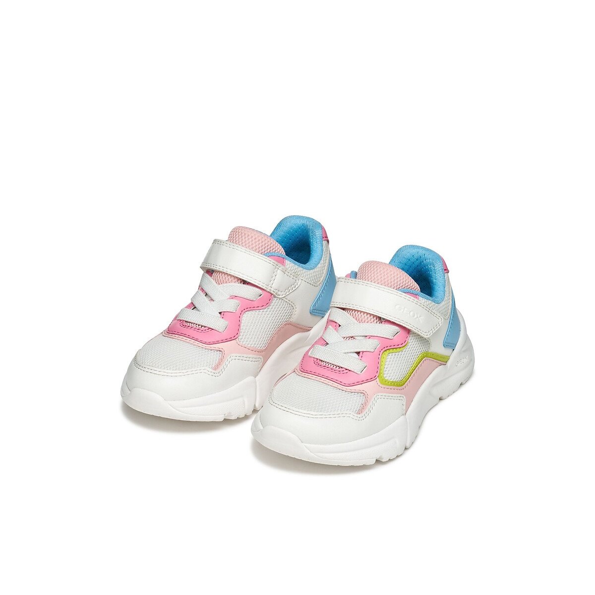 Baskets respirantes LOFTUS blanc/rose, GEOX