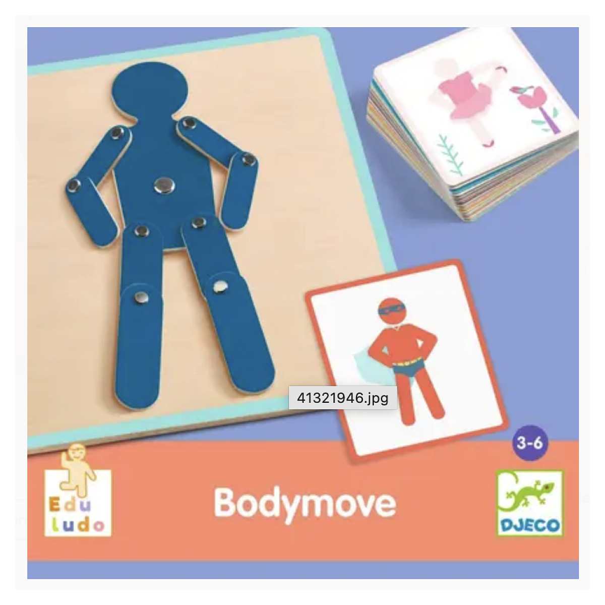 Bodymove - jeu - EDULUDO couleur unique, DJECO