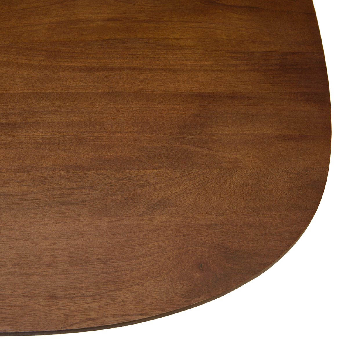 Table basse 80 cm en manguier pied métal TOSCA marron, PIER IMPORT