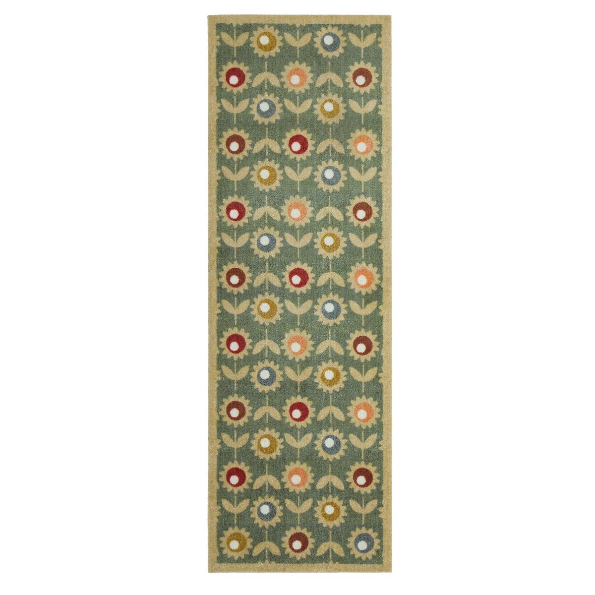 Multi Floral Sage Indoor Runner Mat multi-coloured, MY MAT