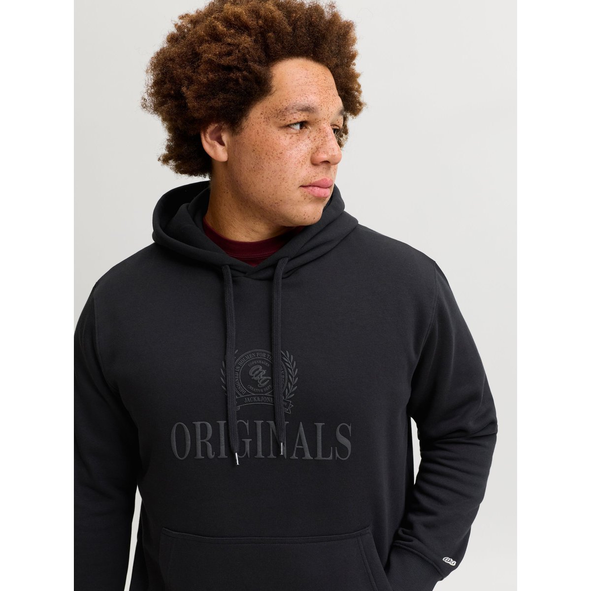 Sweat À Capuche black 1, JACK & JONES