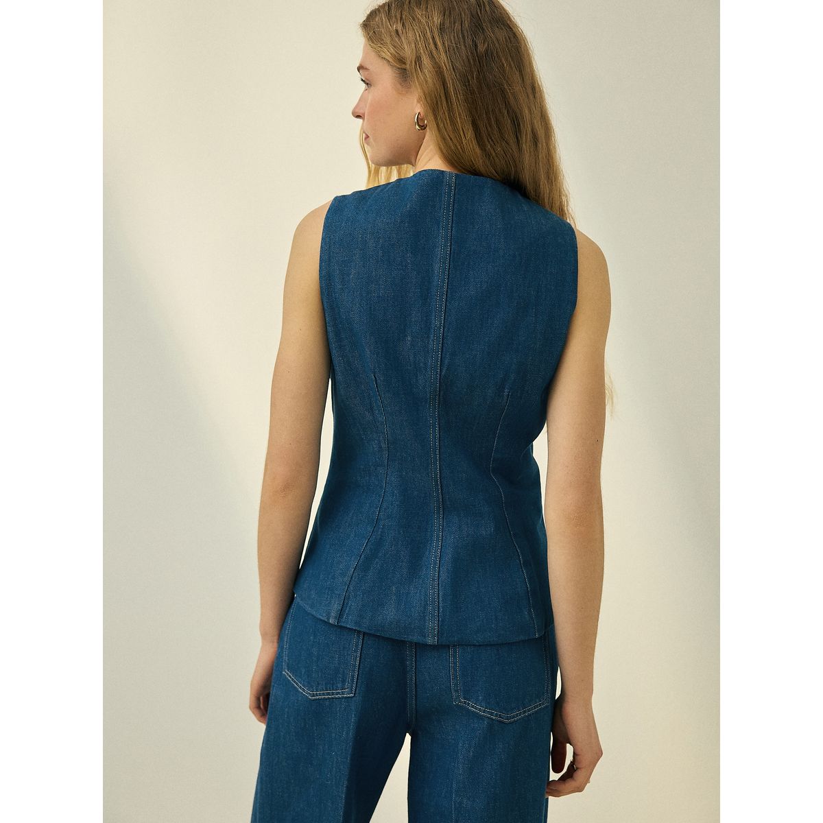 Gilet de costume ajusté n. premium bleu foncé, NEXT