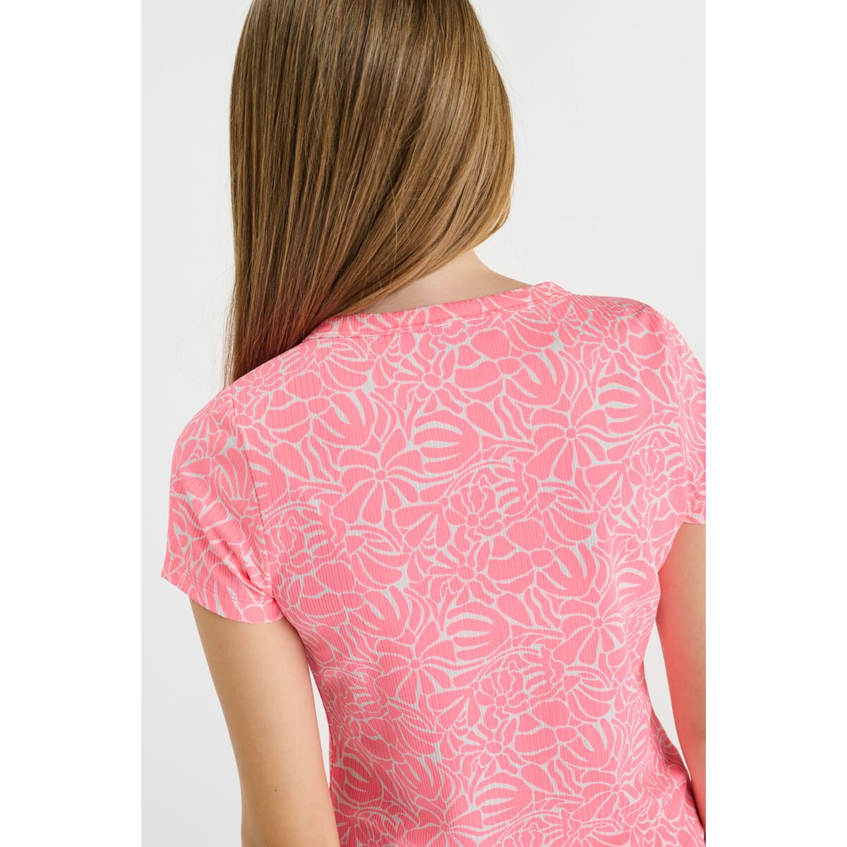 Tee-Shirt TONYGI pink fluo, LE TEMPS DES CERISES