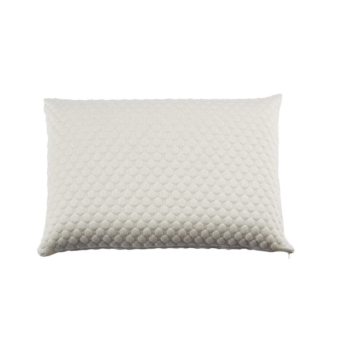 Oreiller latex, housse blanc, SOMEO