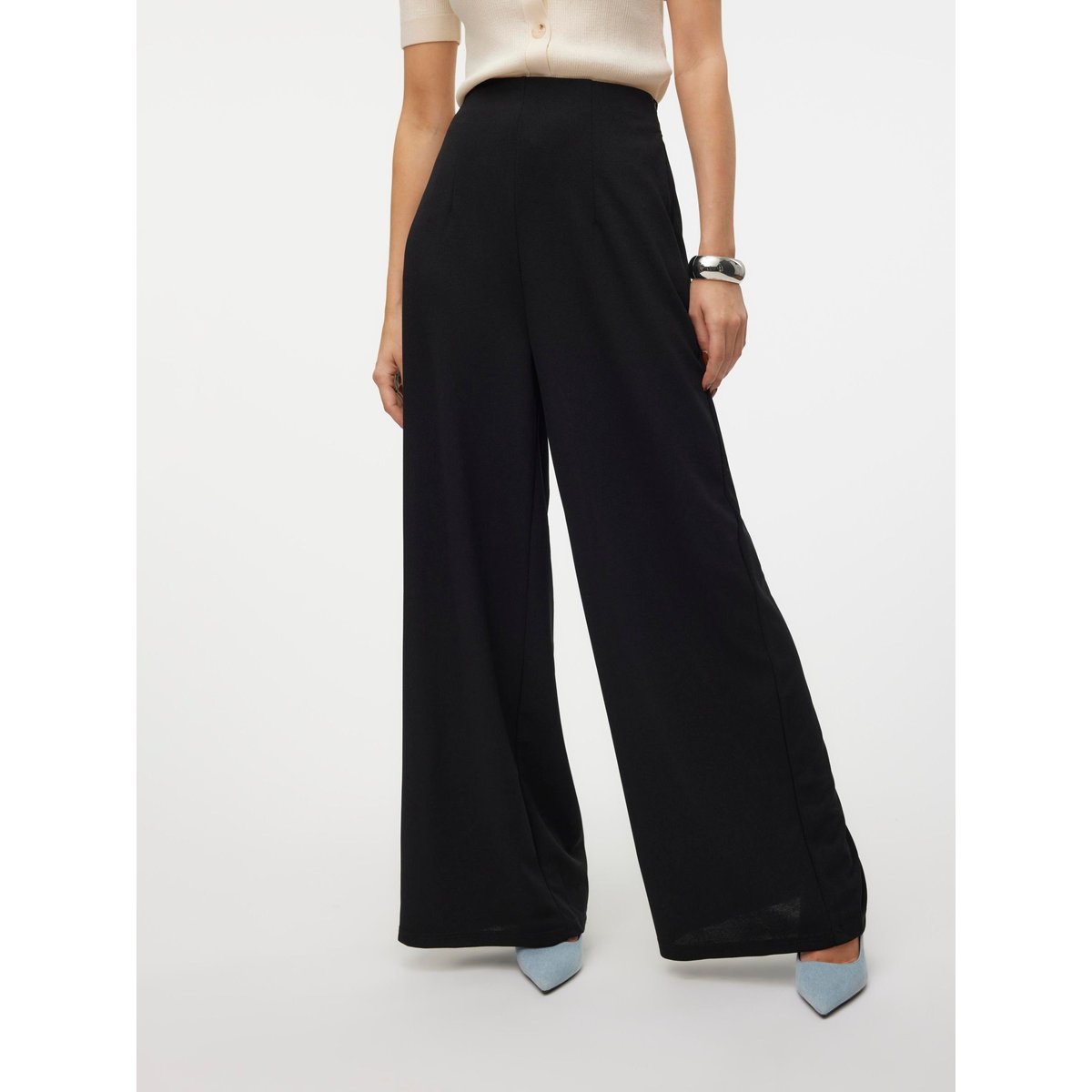 Pantalon À Jambe Large noire - black, VERO MODA