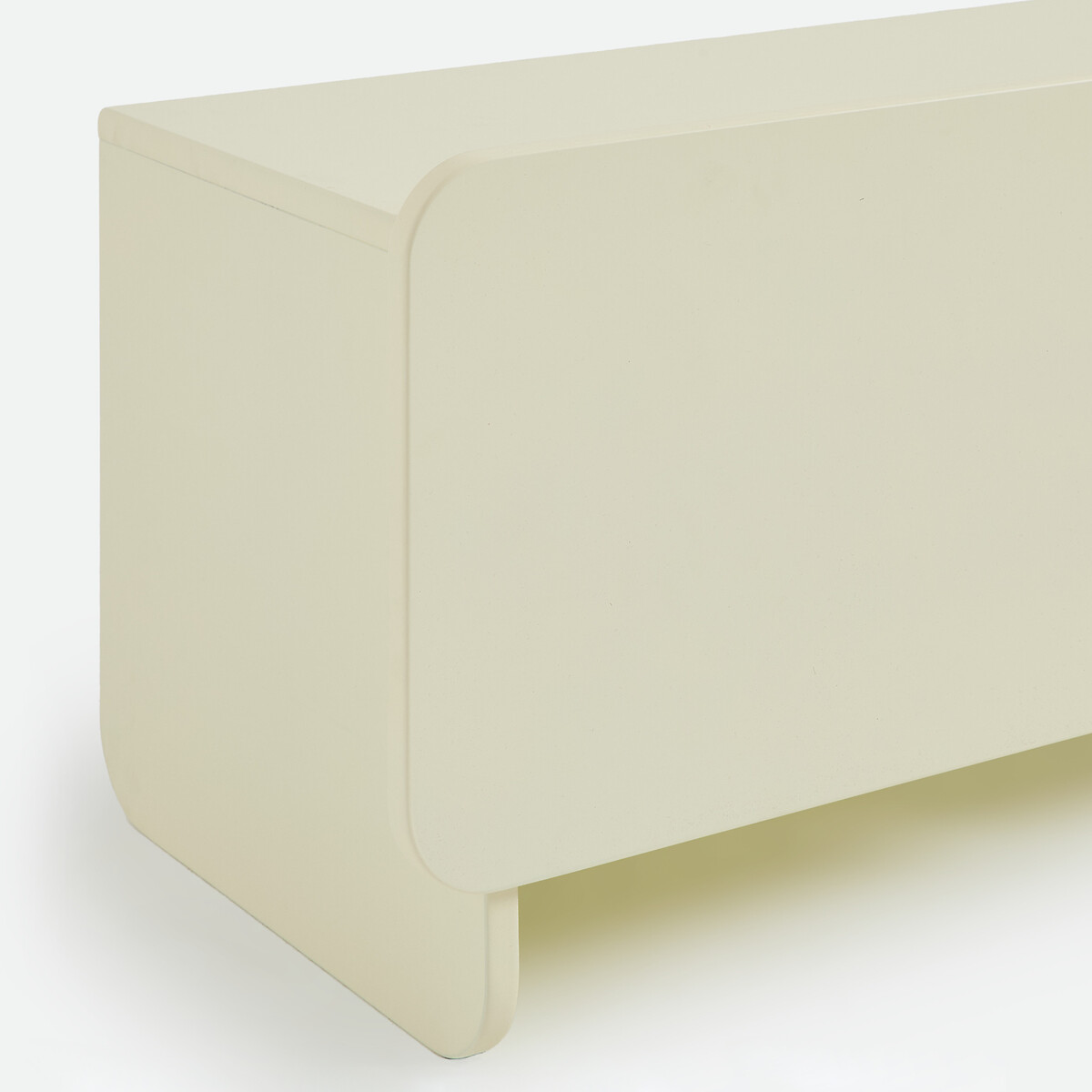 Mobile TV hi-fi laccato, 3 ante, larghezza 170 cm, CESCO giallo pallido, LA REDOUTE INTERIEURS
