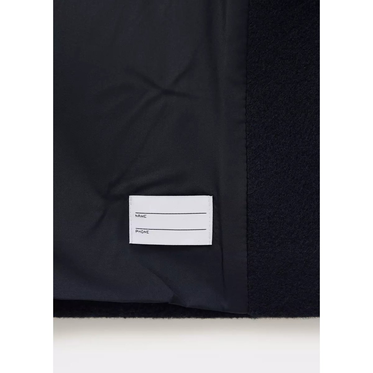 Manteau long drap de laine bleu marine, MANGO KIDS
