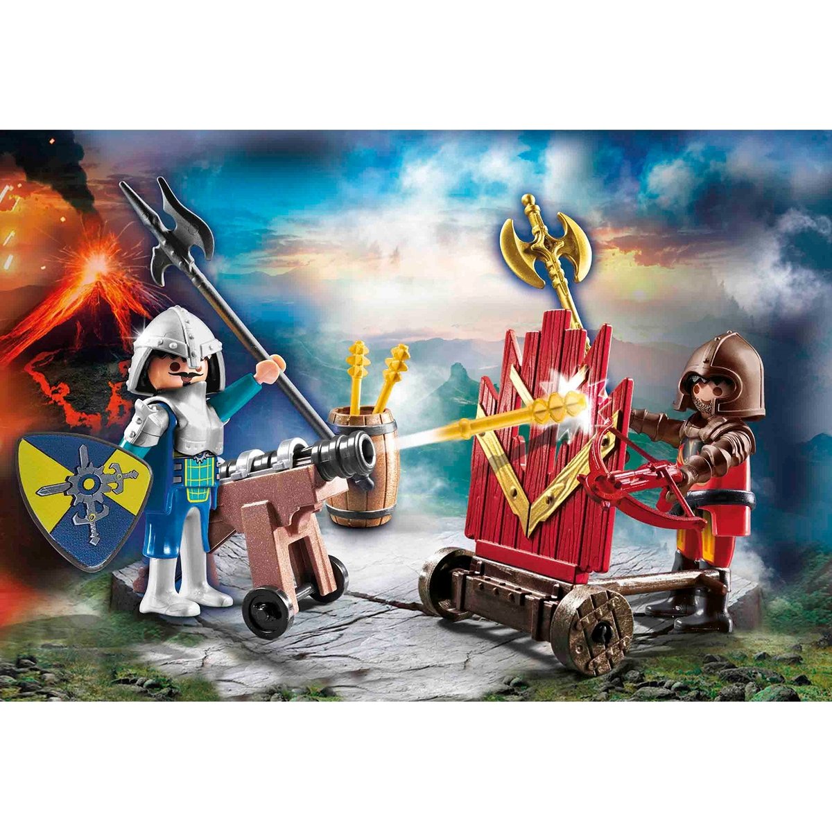 Starter Pack Chevaliers multicolore, PLAYMOBIL