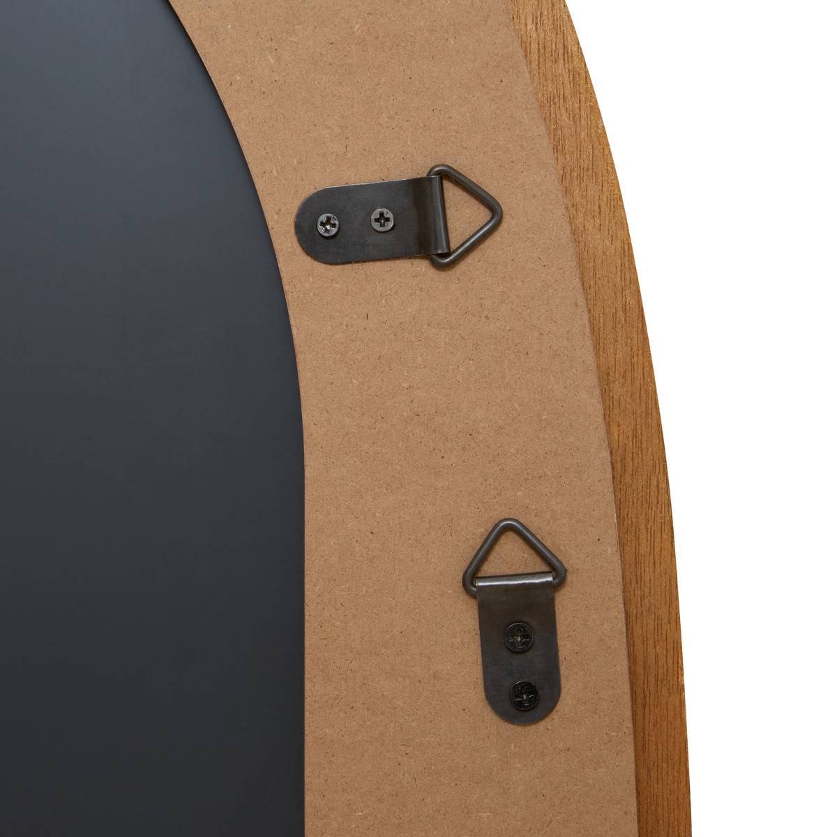 Miroir organique en bois 114cm ANTOINE marron, ATMOSPHERA