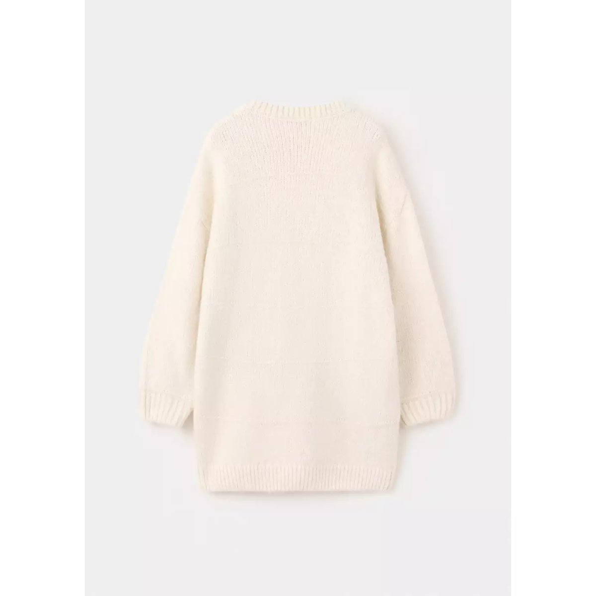 Robe midi maille beige, MANGO KIDS