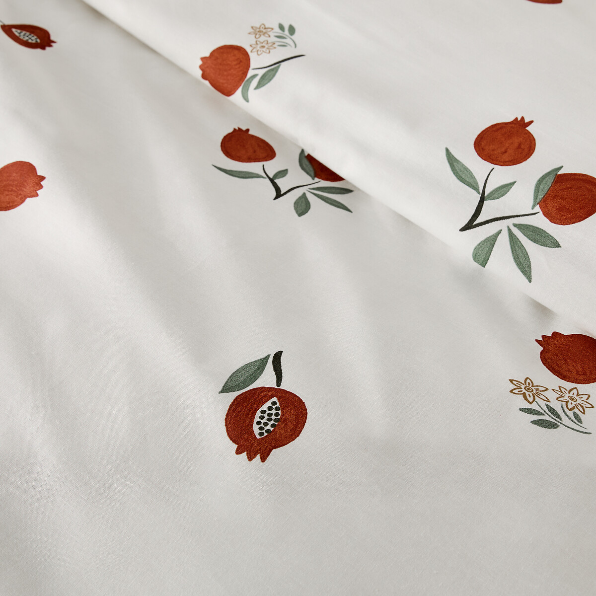 Conjunto de cama 50% algodão reciclado, fronha retangular, Granada estampado, LA REDOUTE INTERIEURS