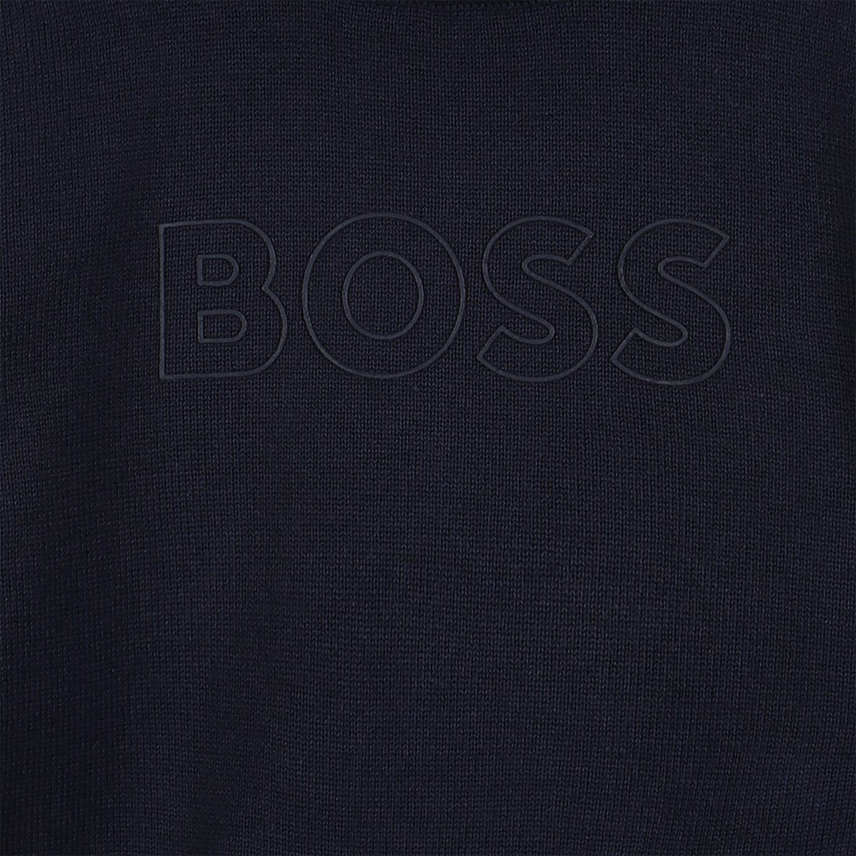PULL À MANCHES LONGUES bleu cargo, BOSS KIDSWEAR