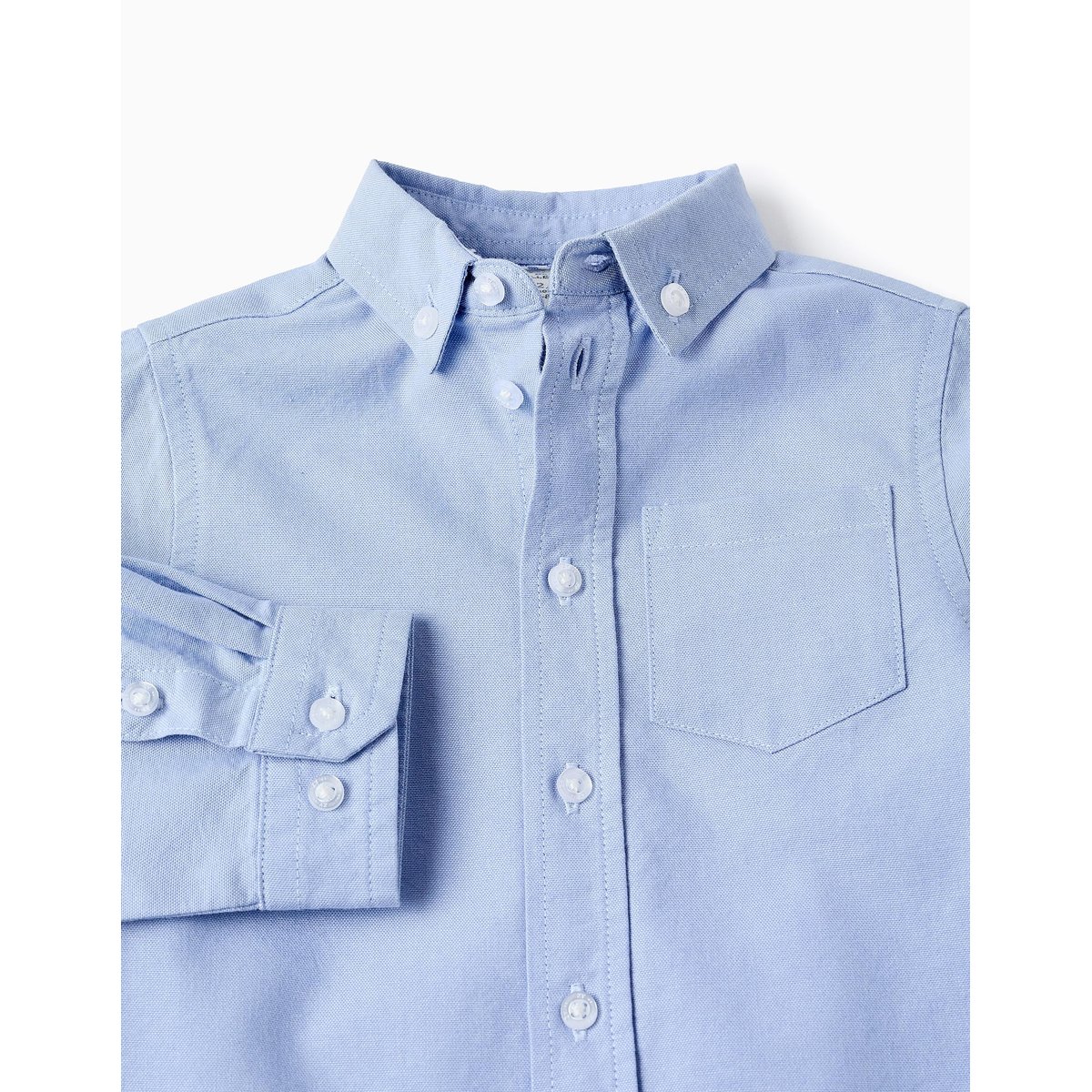 Chemise en Coton bleu clair, ZIPPY