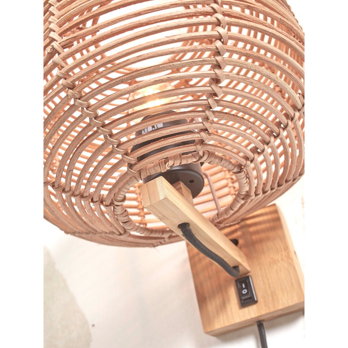 Lampe Murale Rotin TANAMI rotin, GOOD & MOJO