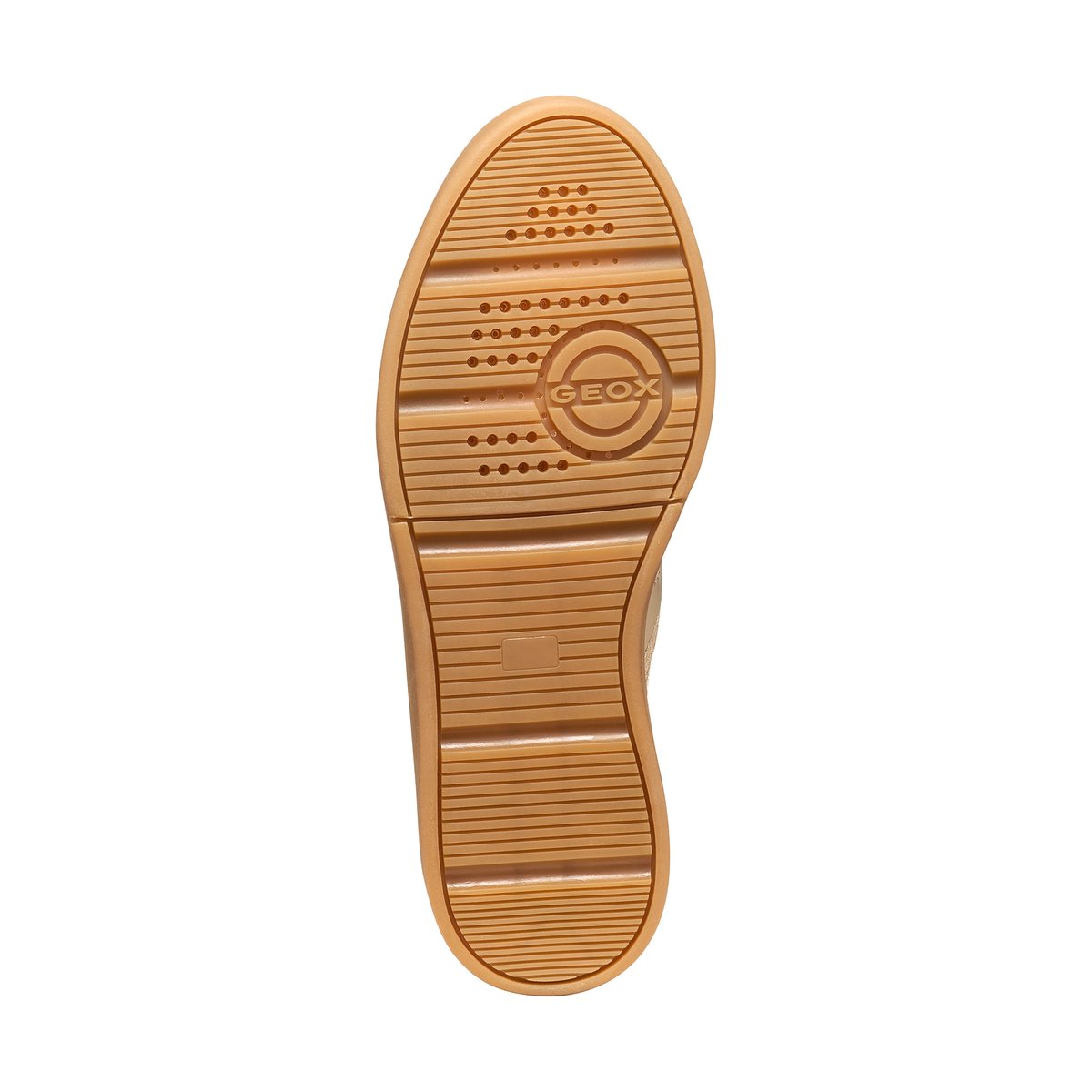 Baskets respirantes en cuir Meleda crème, GEOX