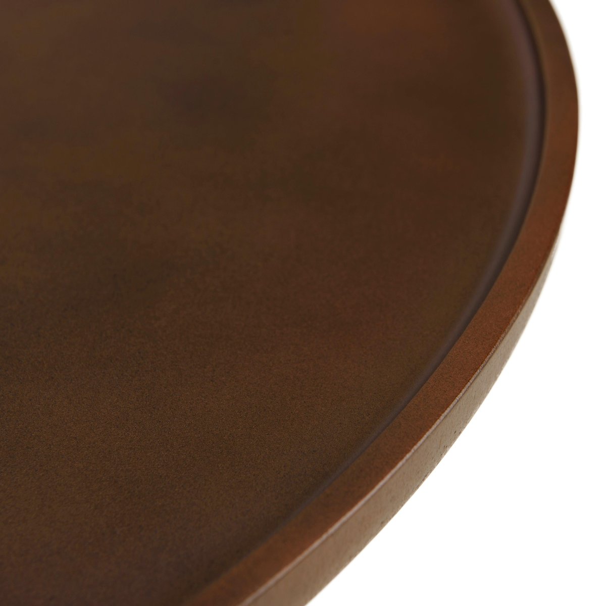 Table basse ronde en béton marron D80cm CALVI marron, PIER IMPORT