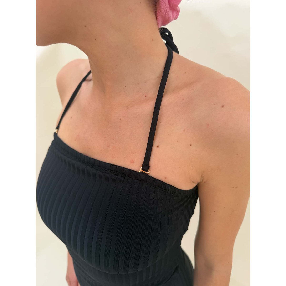 Maillot 1 pièce bustier noir, WE ARE JOLIES