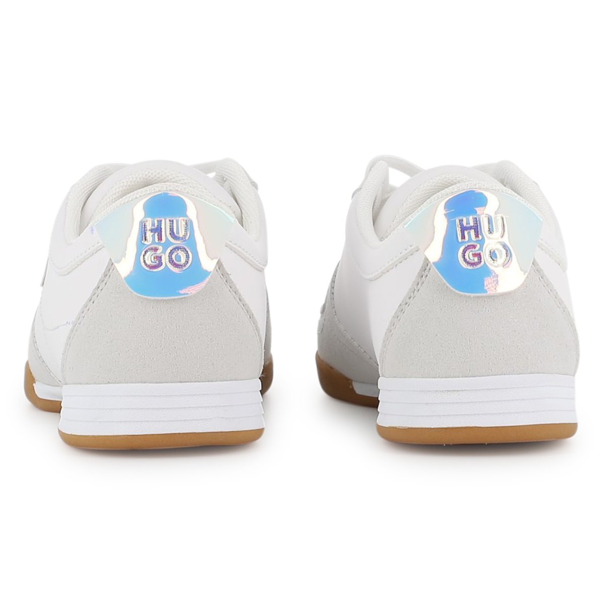 Baskets basse à lacets blanc, HUGO KIDSWEAR