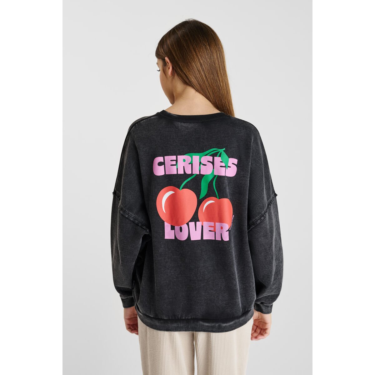 Sweat-Shirt capuche JULESGI black, LE TEMPS DES CERISES