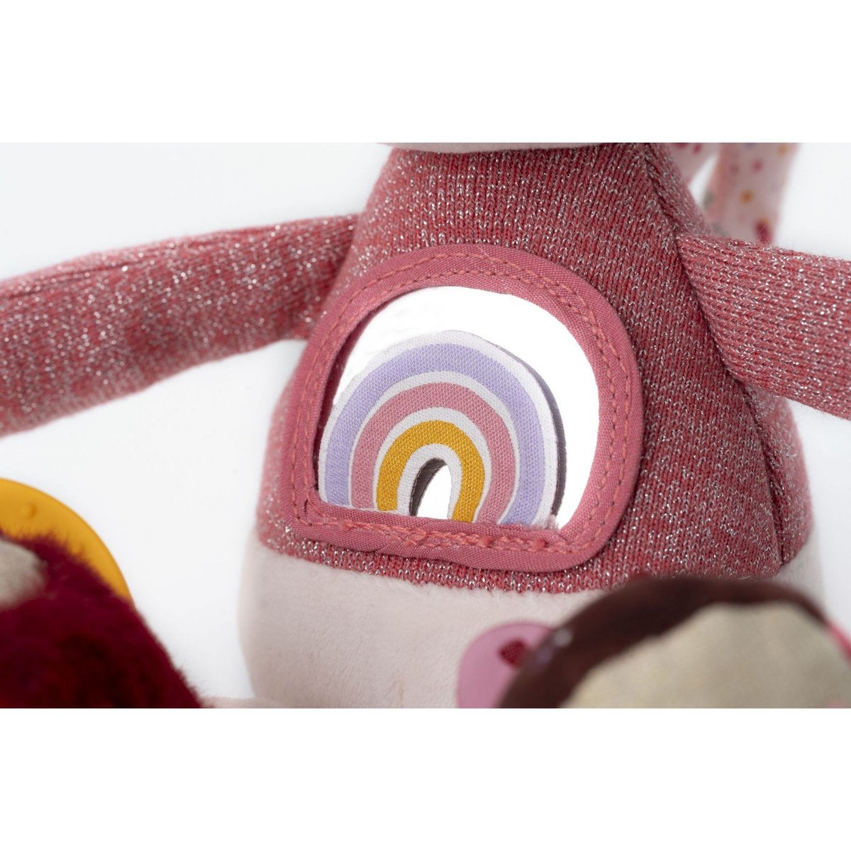 Peluche multi-activités Lena la licorne couleur unique, LILLIPUTIENS