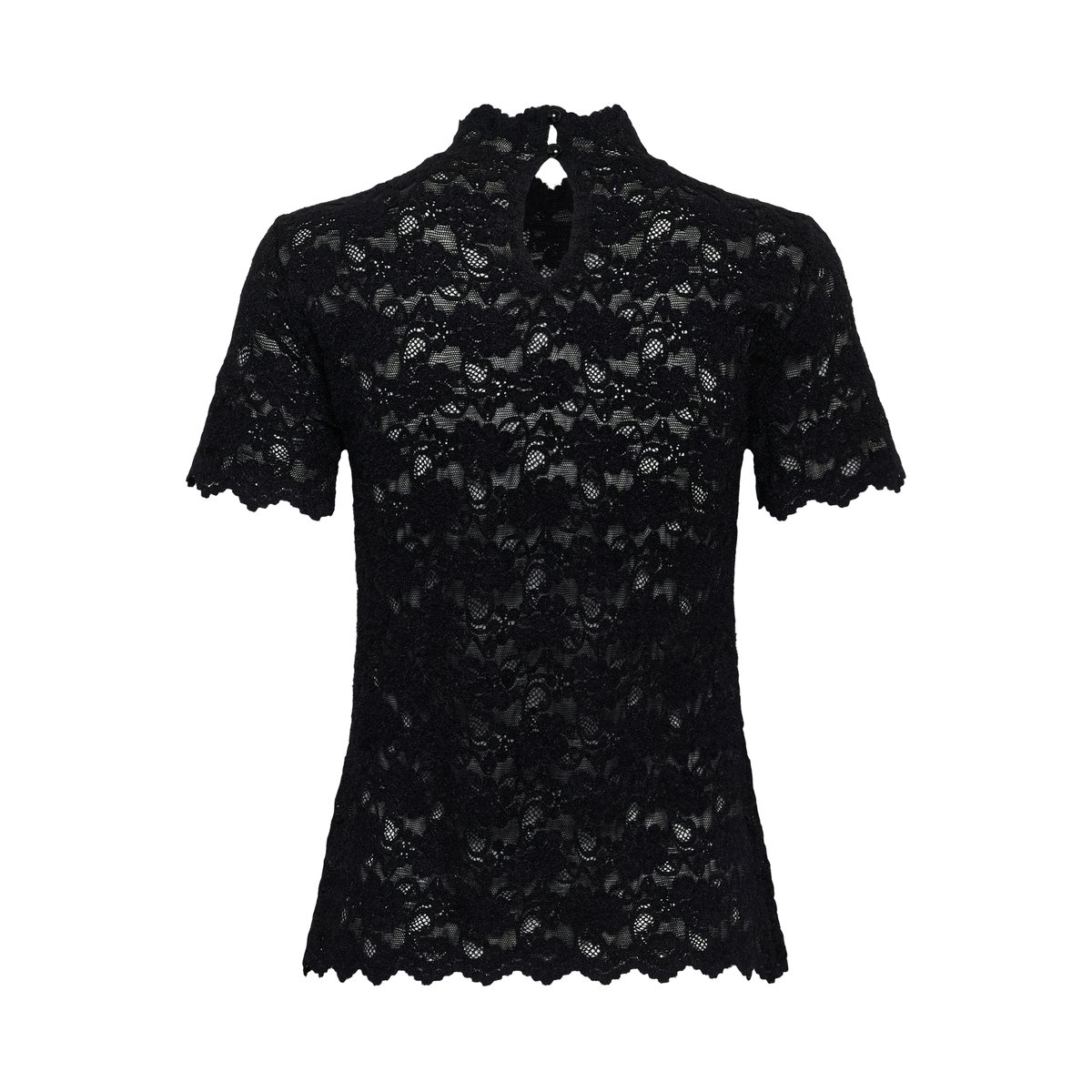 T-shirt noir pitch black, CREAM