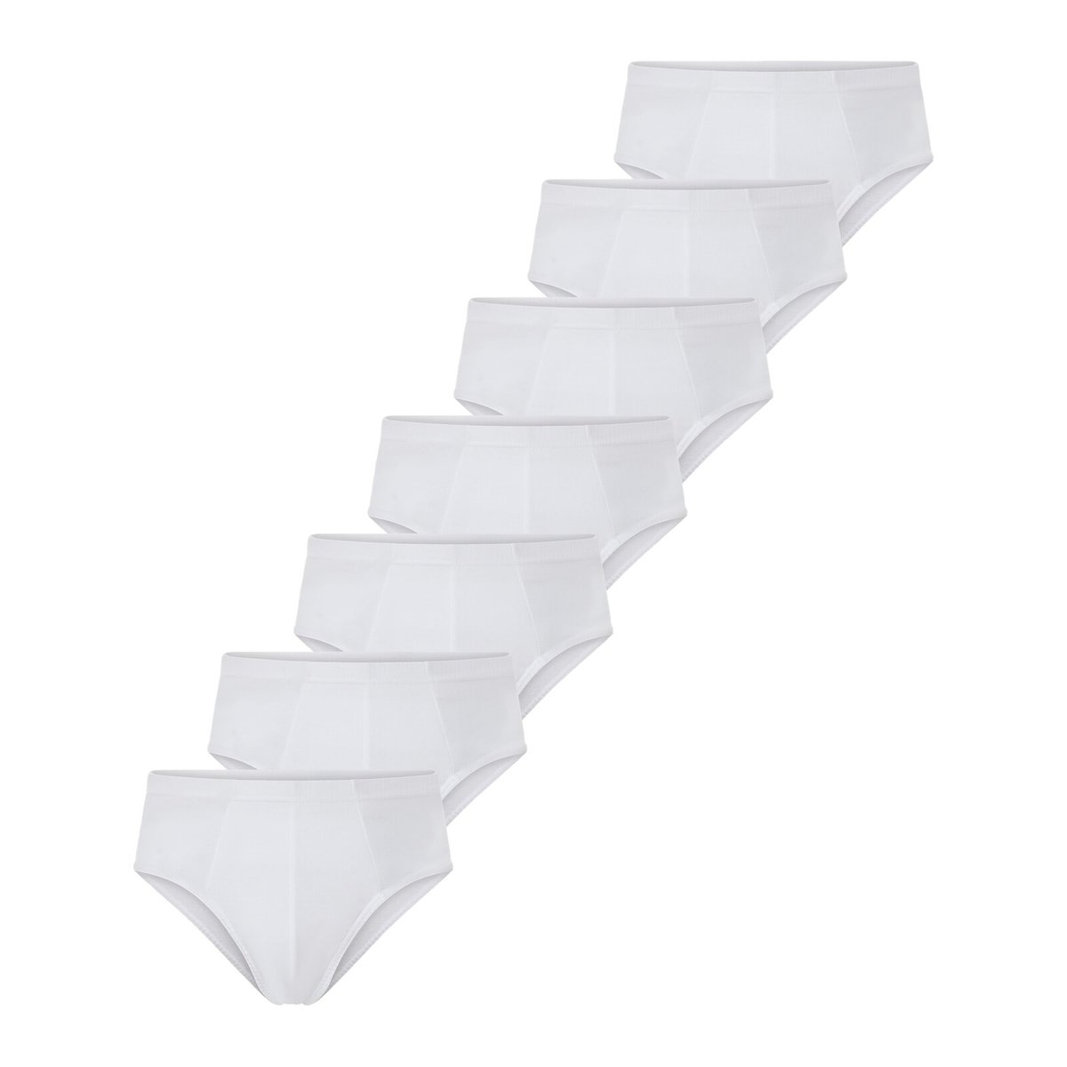 Lot de 7 slips GOEBOR blanc, JAN VANDERSTORM