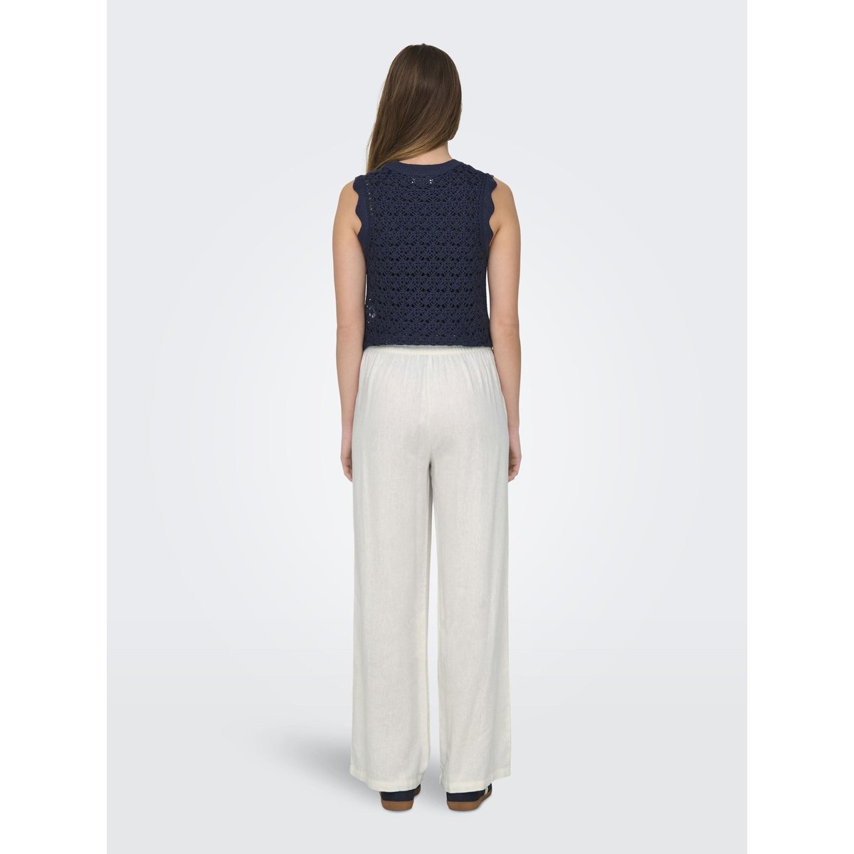 Pantalon À Jambe Large snow white, JDY