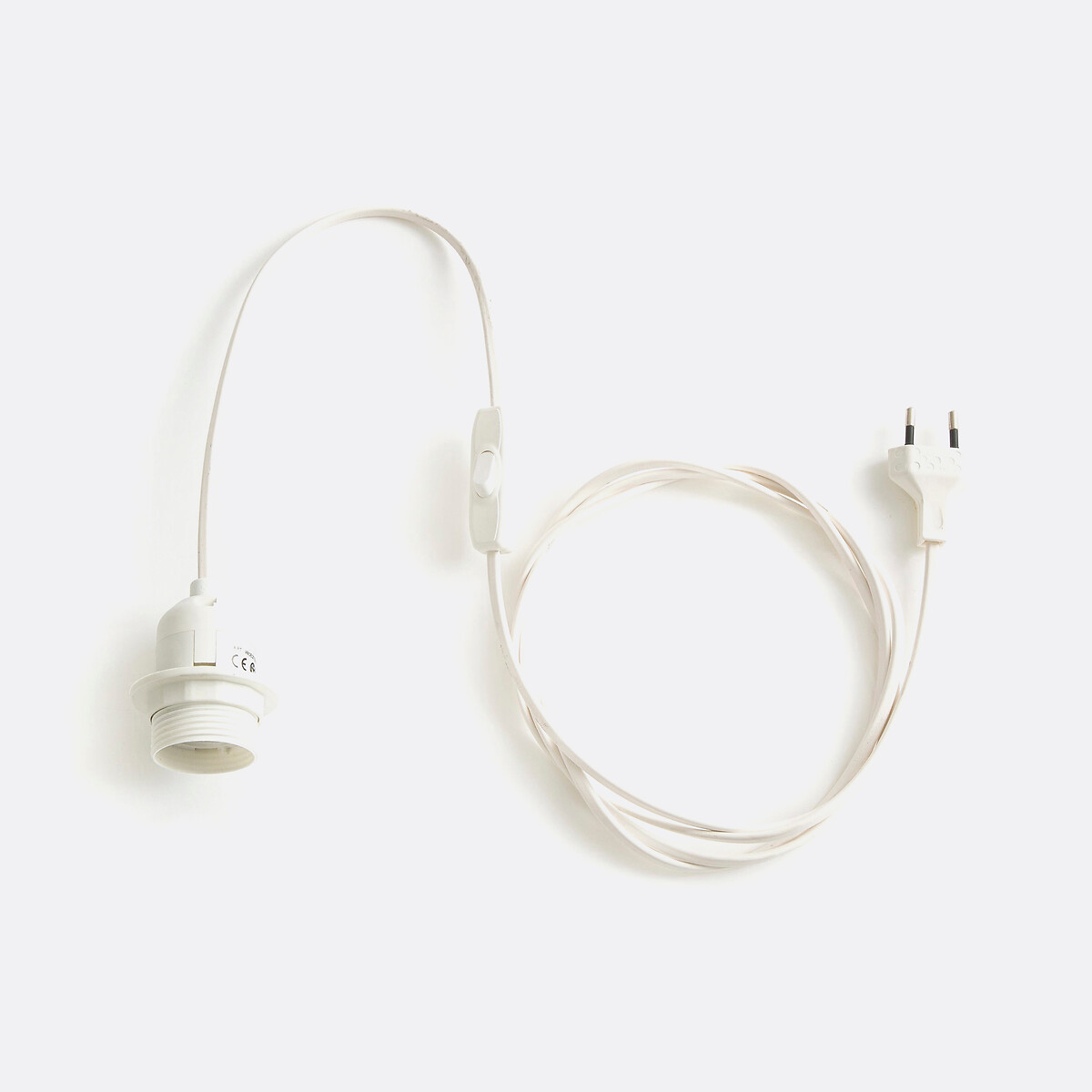 Câble électrique pour applique douille E27 Baulind blanc, LA REDOUTE INTERIEURS