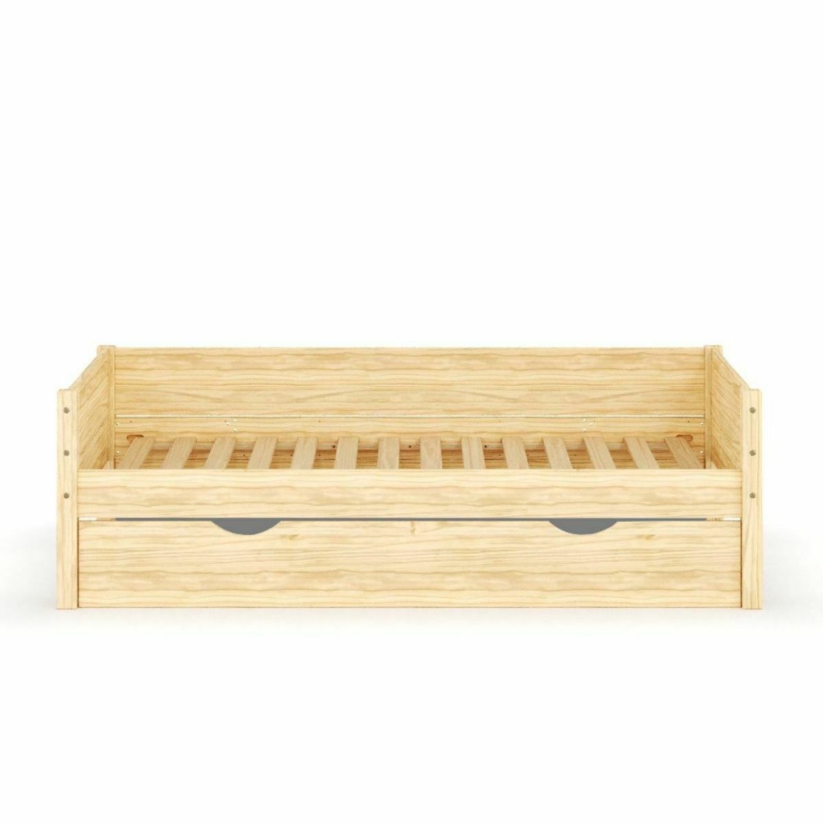 Lit banquette avec tiroir Louw Bois massif bois naturel, AKITEN RETAIL