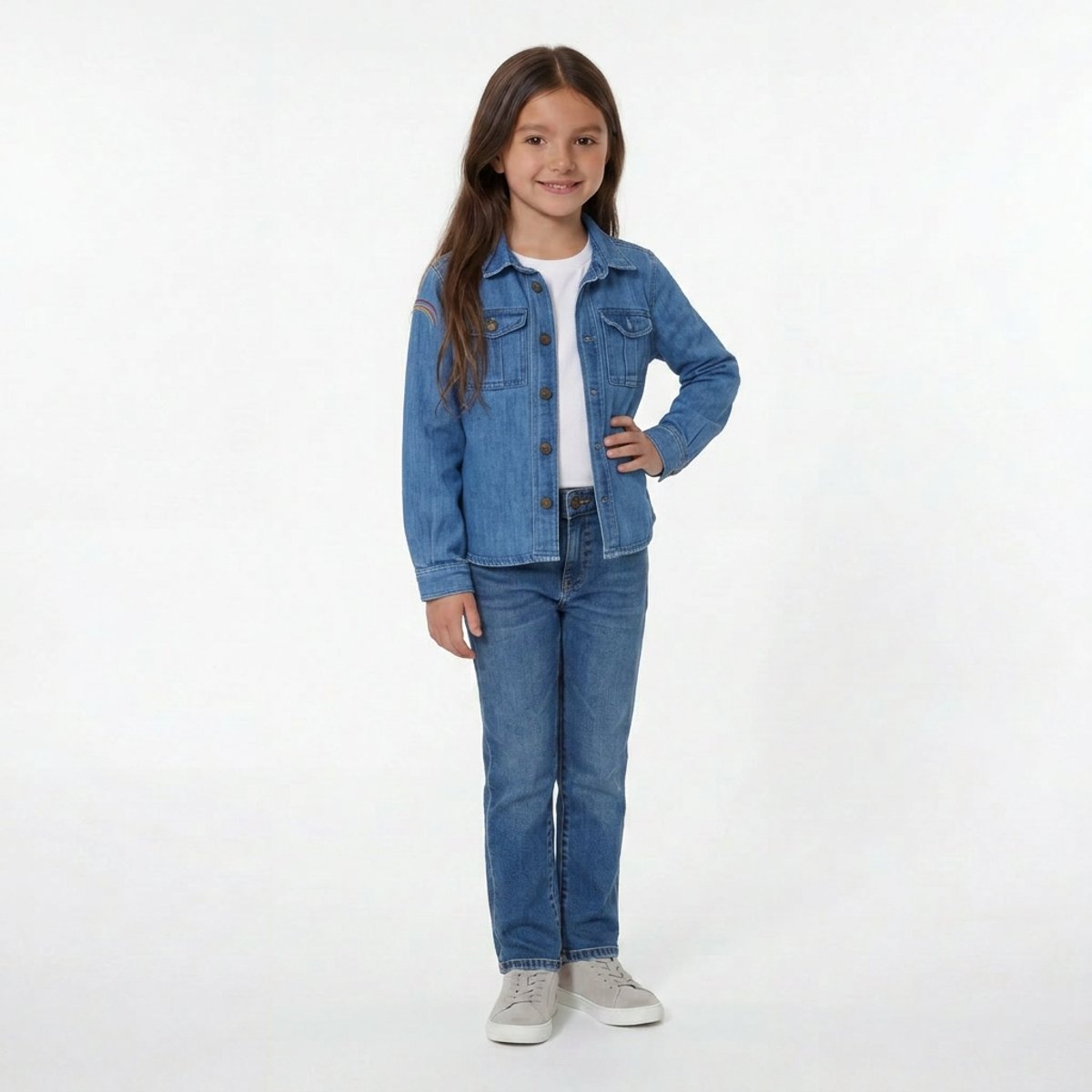 Veste en jean  - Très bon état bleu, BONTON