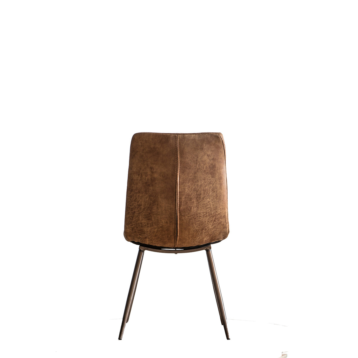 Edwin Quilted Faux Leather Dining Chairs (Set of 2) brown              , SO'HOME