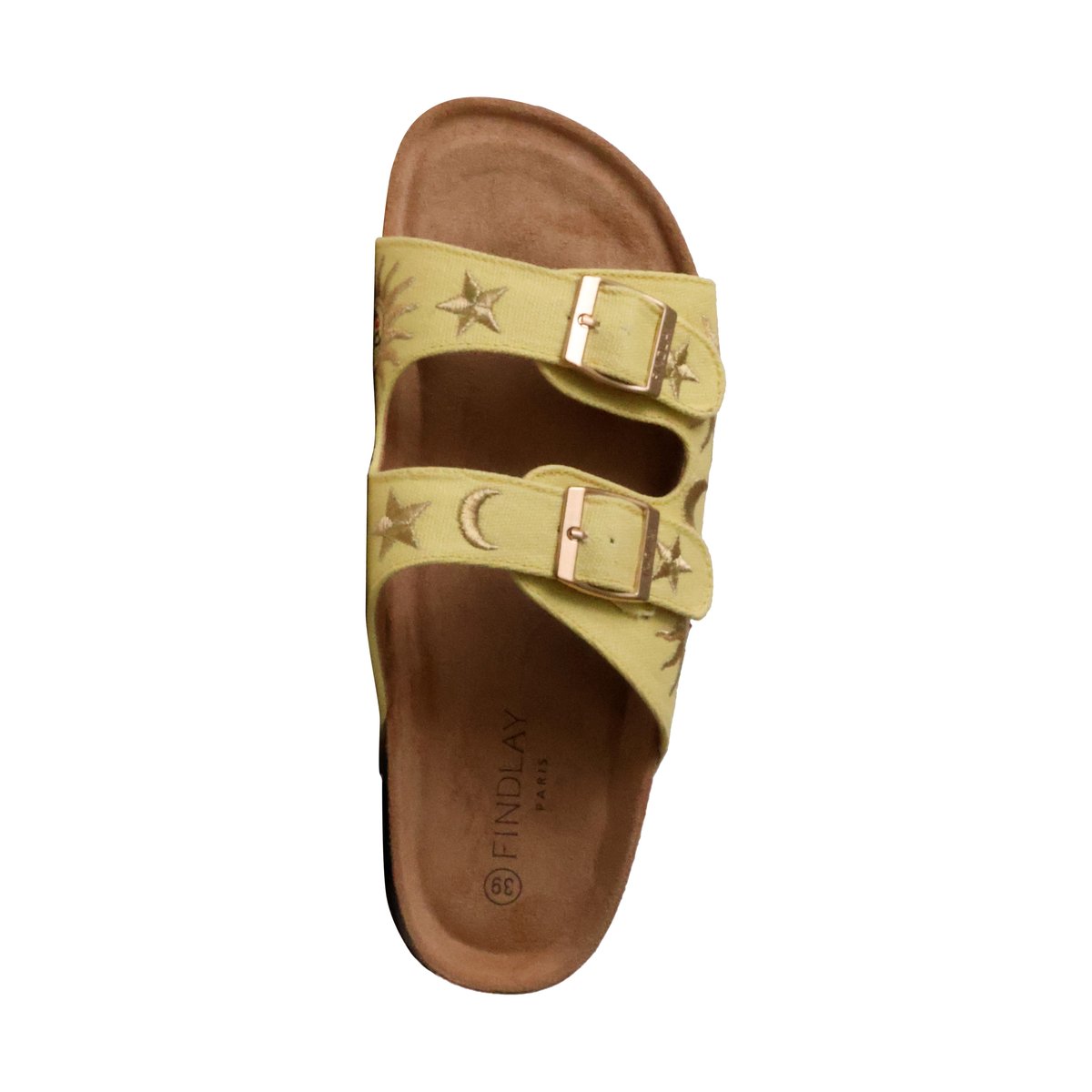 Mules à Enfiler Paris jaune, ENZA NUCCI