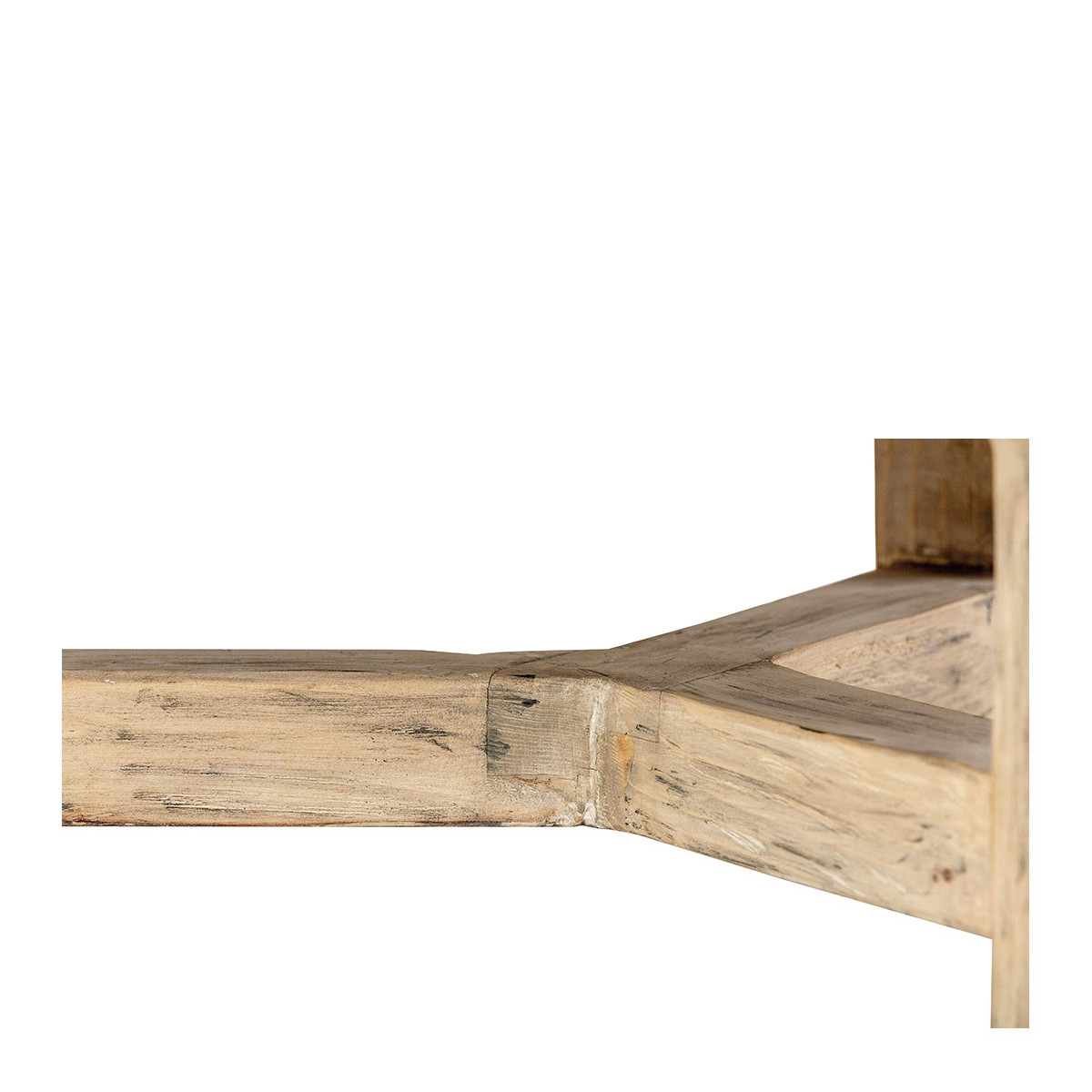 Table basse BAO orme recyclé beige, BLANC D’IVOIRE