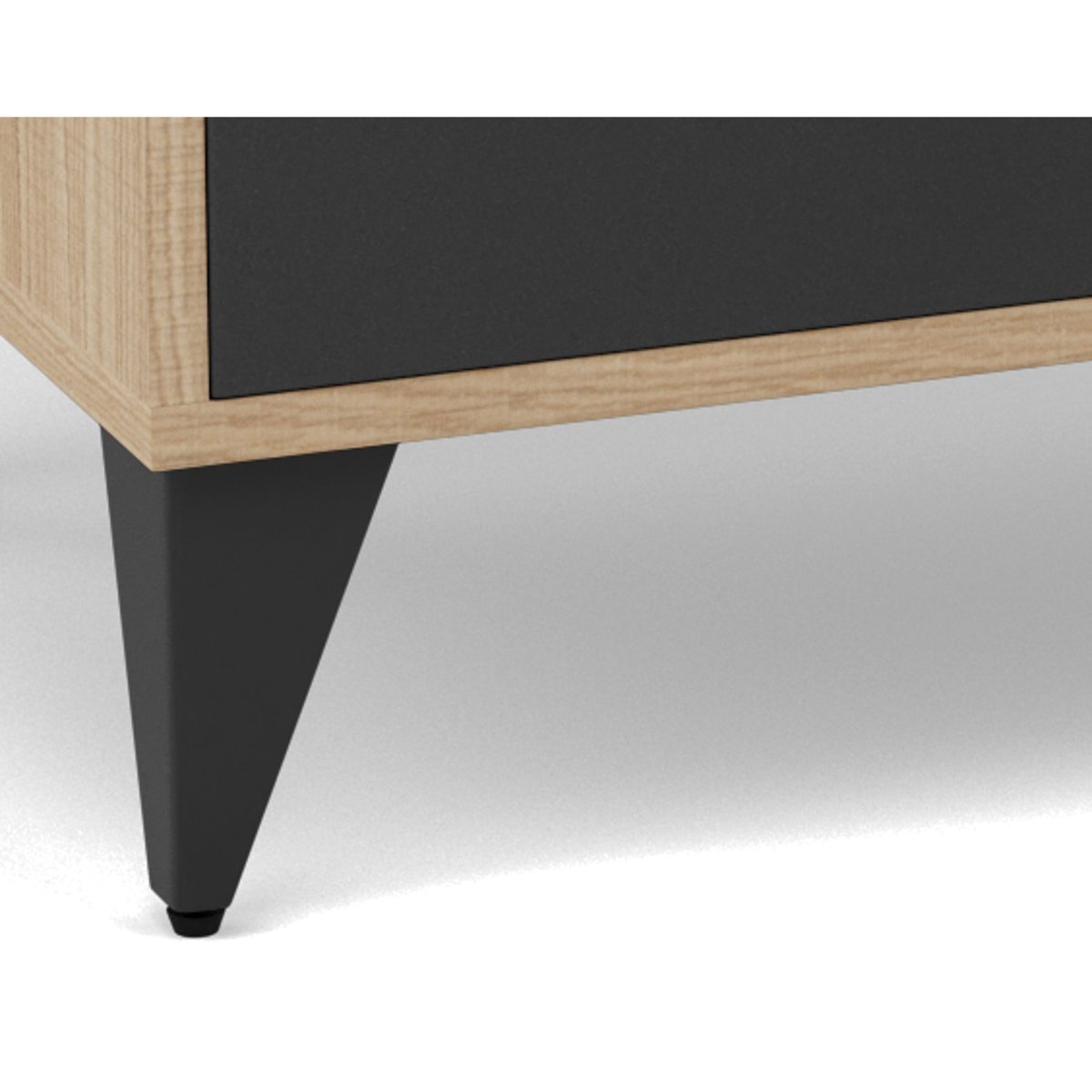 Buffet - TRIBECA bois / noir, BEST MOBILIER