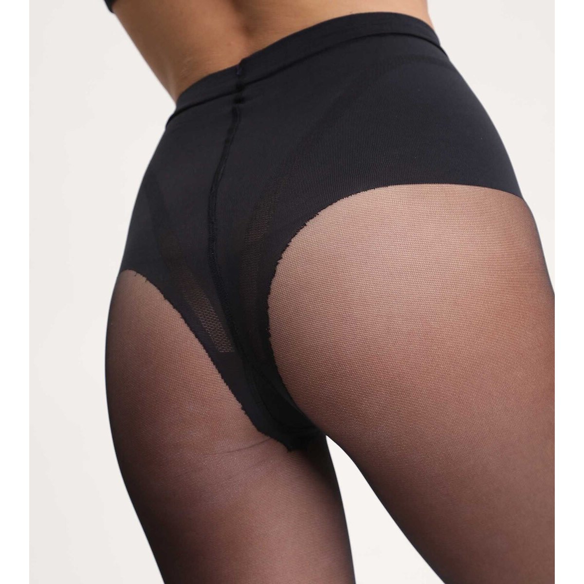 Collant Diam's effet ventre plat 25 Deniers noir, DIM