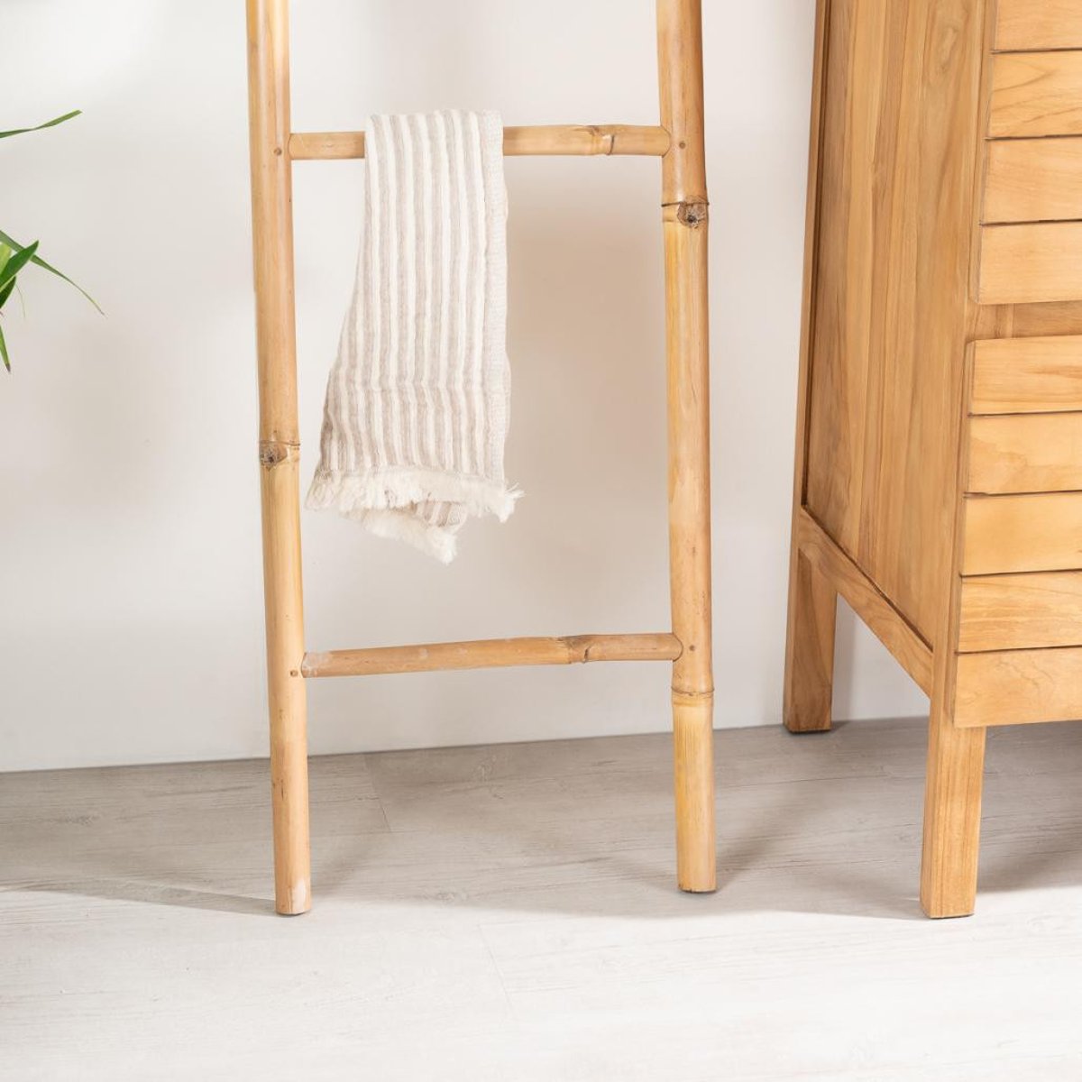 Porte serviette échelle naturel naturel, WANDA COLLECTION