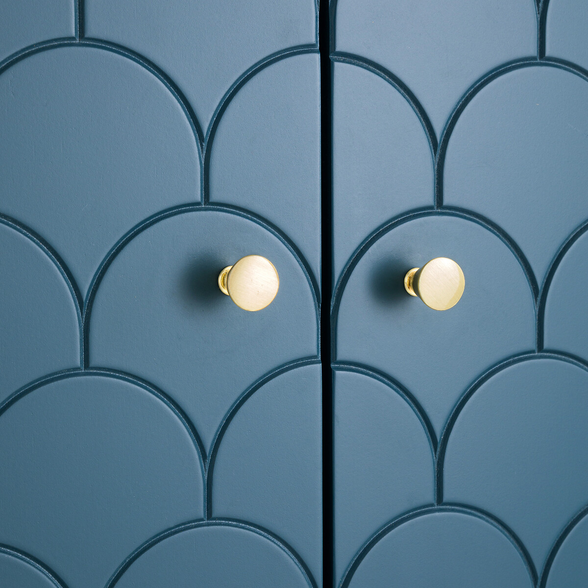 Armoire 2 portes, Luxore bleu de prusse, LA REDOUTE INTERIEURS