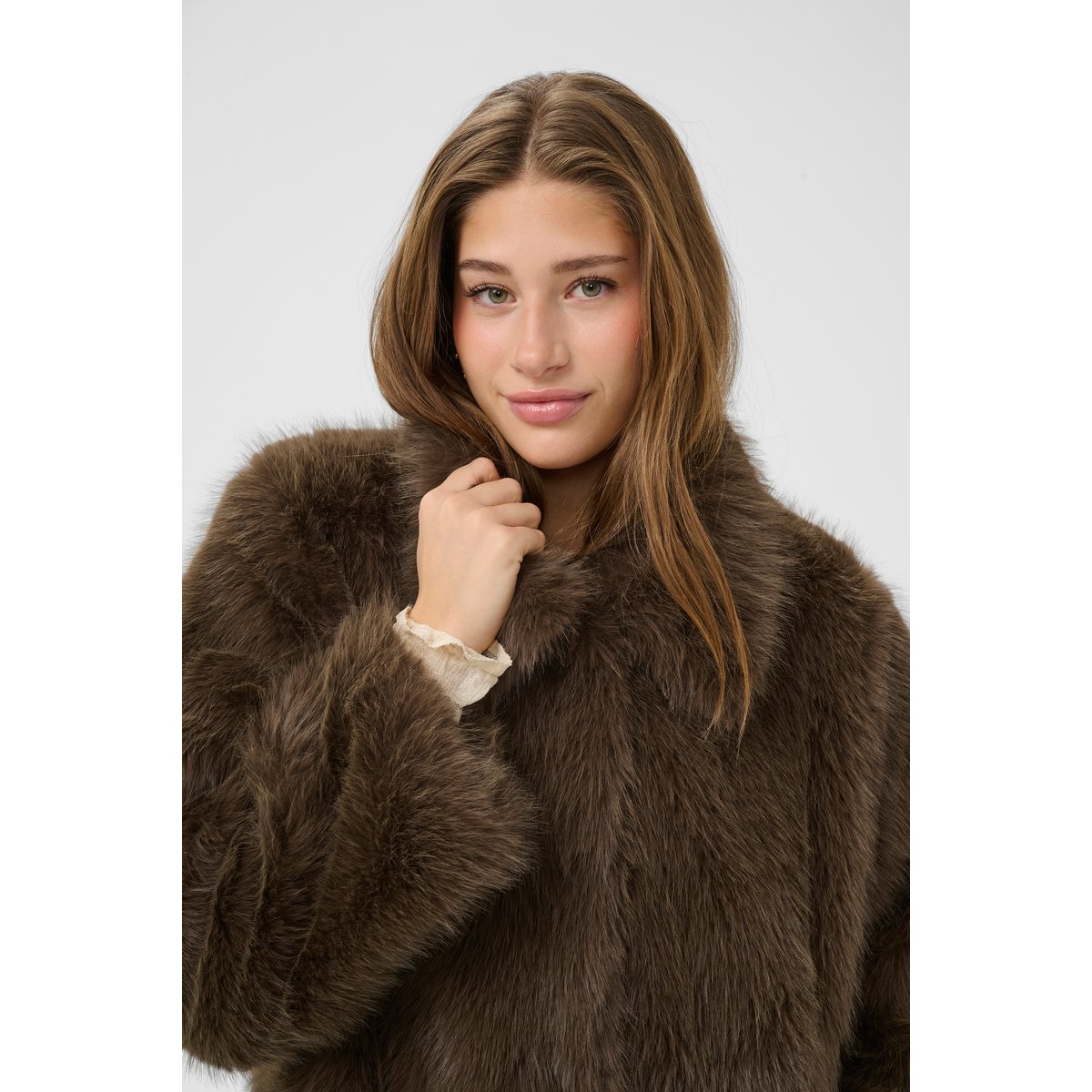 Manteau marron shaved chocolate, CREAM