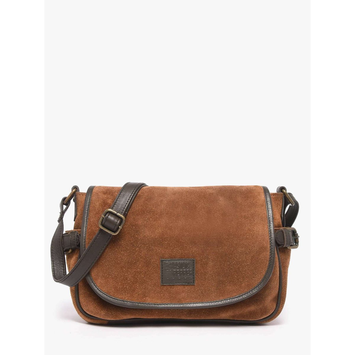 Sac bandoulière Vienne cuir tan, BASILIC PEPPER