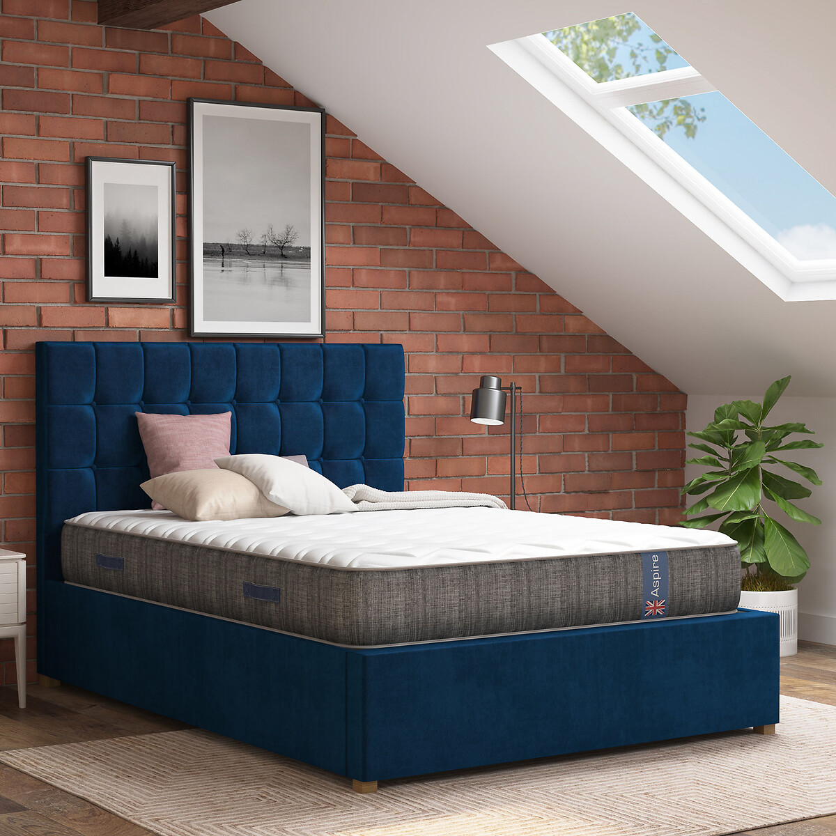 Memory Support Pocket+ Hybrid Mattress white, ASPIRE