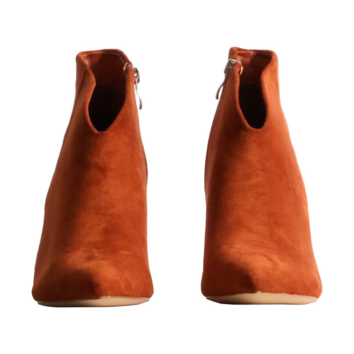 Bottines à Talon Bellucci orange, ENZA NUCCI