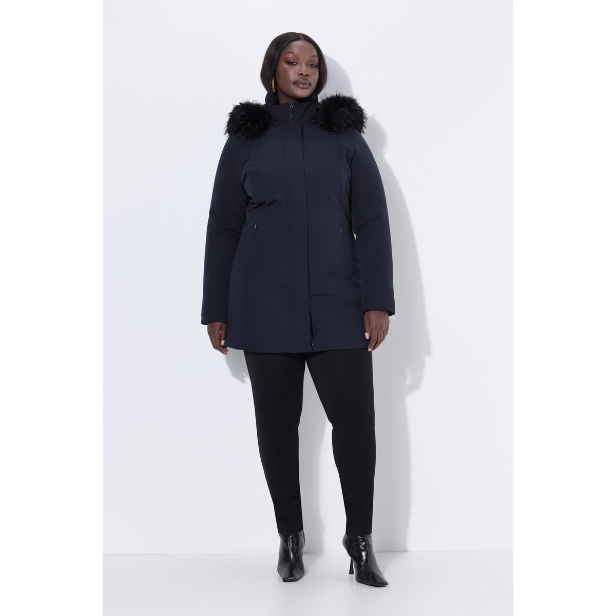 Veste technique à capuche marine foncé, ULLA POPKEN