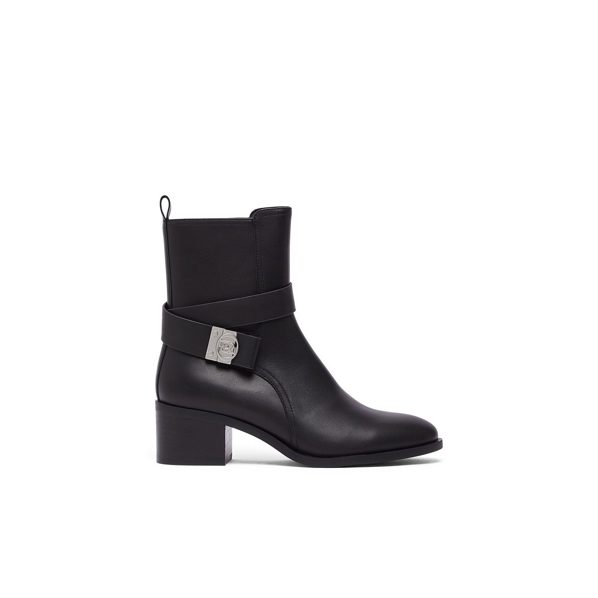 Bottines en cuir noir, LIU JO