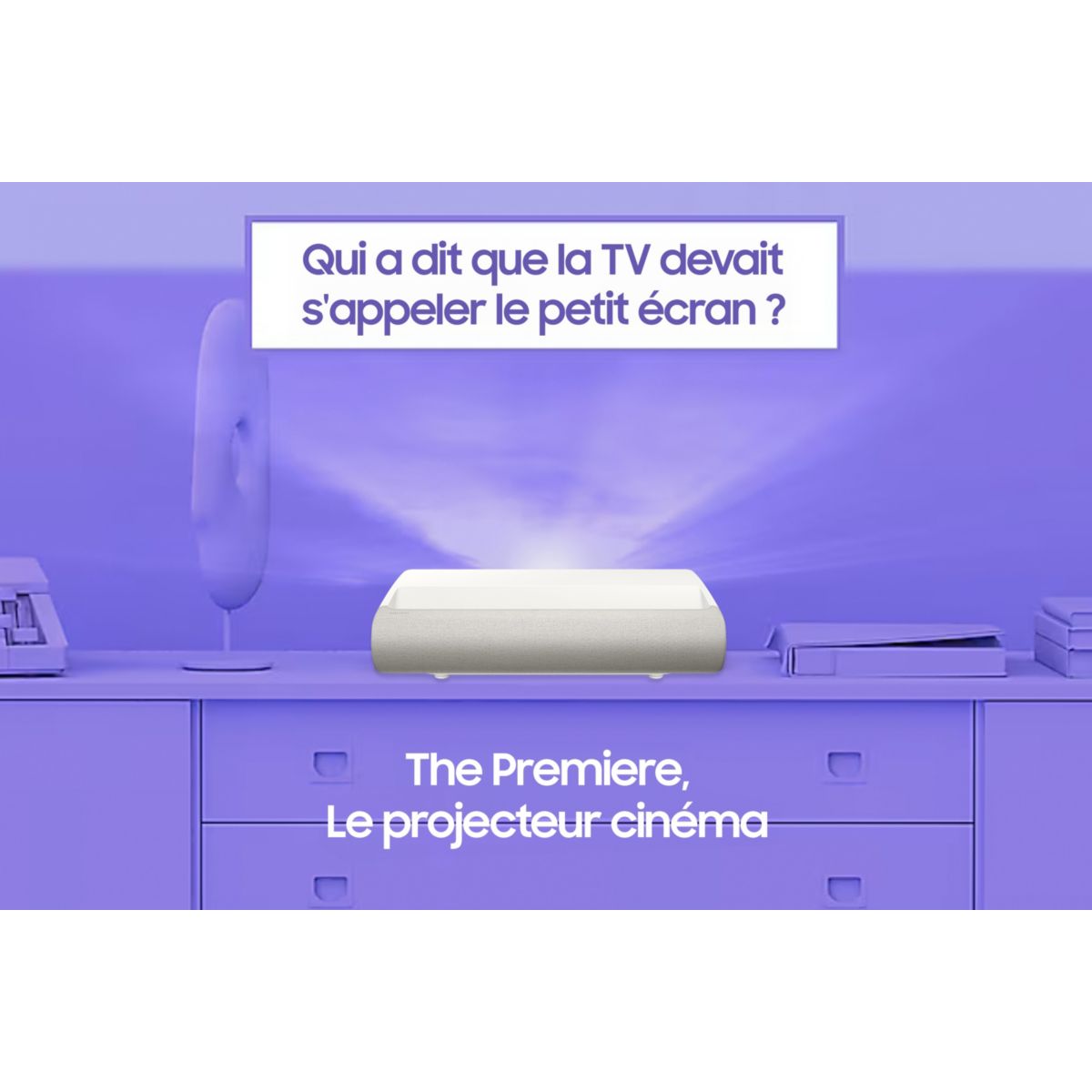 Vidéoprojecteur home cinéma The premiere SP-LPU7D blanc, SAMSUNG
