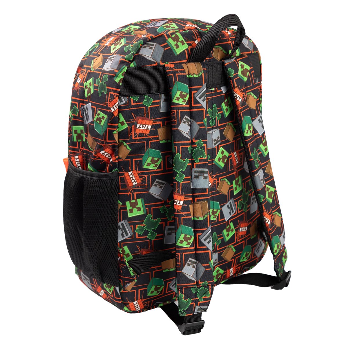 Ensemble sac à dos motif/style logo multicolore, MINECRAFT