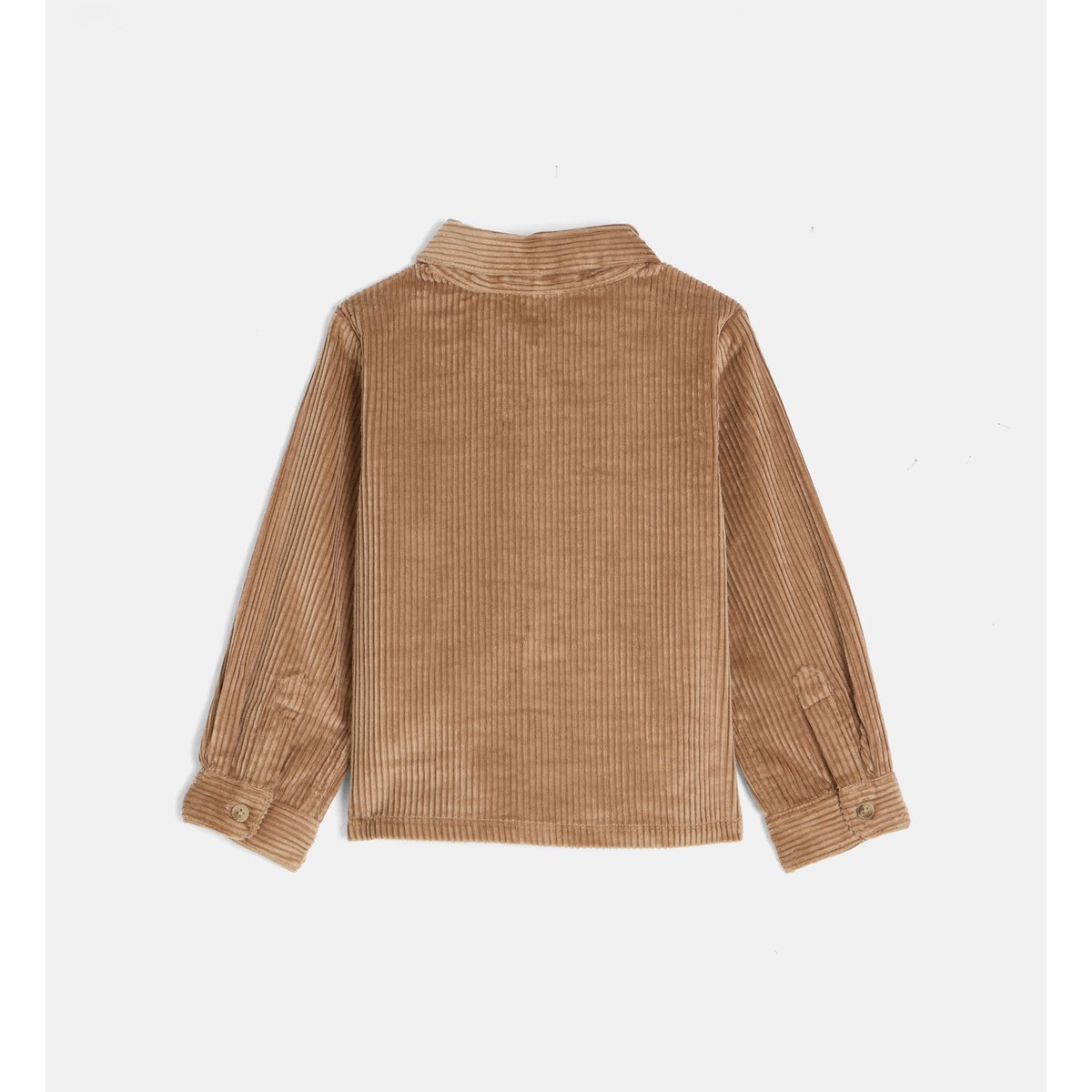 Surchemise tiago en velours milleraies marron, CADET ROUSSELLE