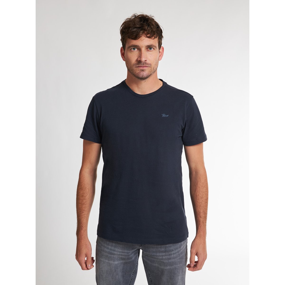 T-shirt lot de 3 bleu midnight navy, PETROL INDUSTRIES